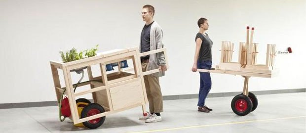 “Mobile hospitality” imaginé par Anna Rosinke et Maciej Chmara (Stadtpark collective)