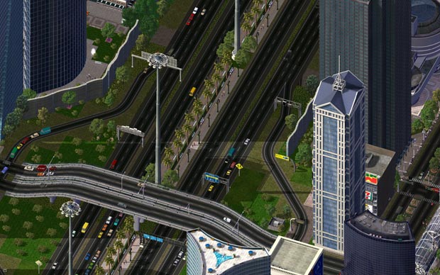 Sim City 4 Downtown Highway Interchange, par haljackey