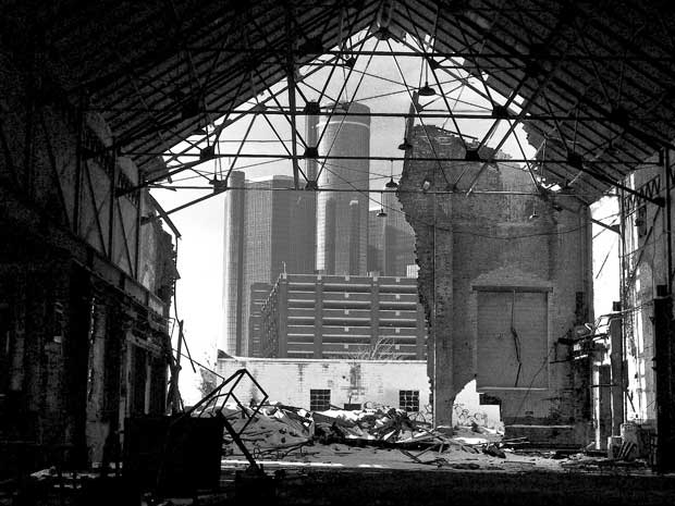 “Demolished Detroit Screw Works warehouse, Atwater & Riopelle.” Source : https://www.flickr.com/photos/angelariel65/3002988713 (compte Flickr d’Angela Anderson Cobb)