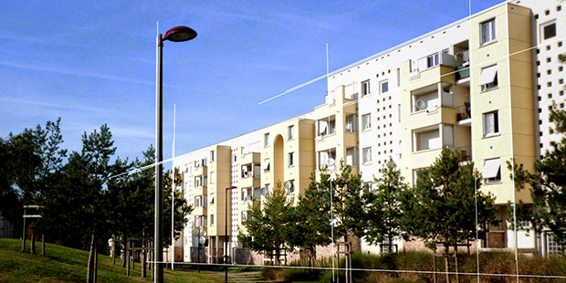 Quartier des Glonnières - Le Mans : Architecte : Jean-Maur Lyonnet ; Photographe : Delphine Huart