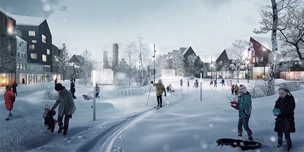 Déménagement Kiruna ; Crédits : White Arkitekter / Vimeo