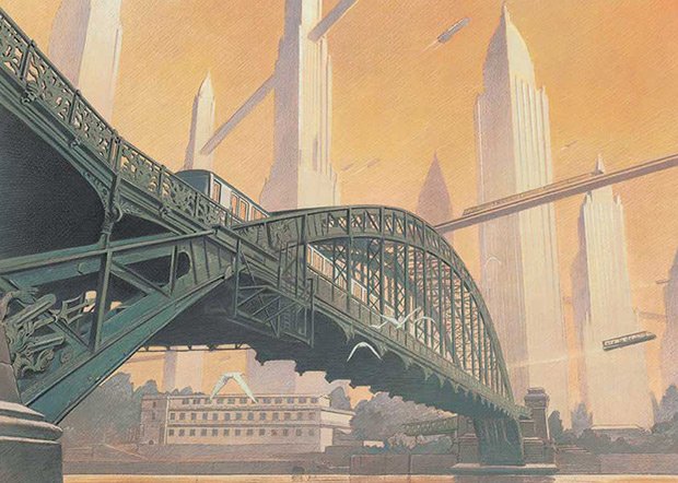 Viaduc d’Austerlitz ; Copyright : Schuiten / Casterman