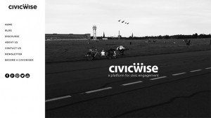 Plateforme CivicWise. Crédits : CivicWise