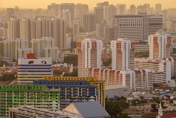 Quartier commercial de Rochor. Crédits : Darren Soh