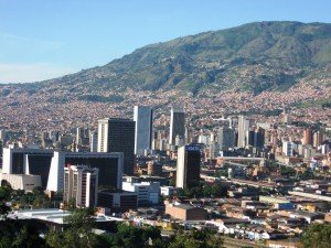 Les quartiers nord-est de la ville de Medellin, en Colombie.