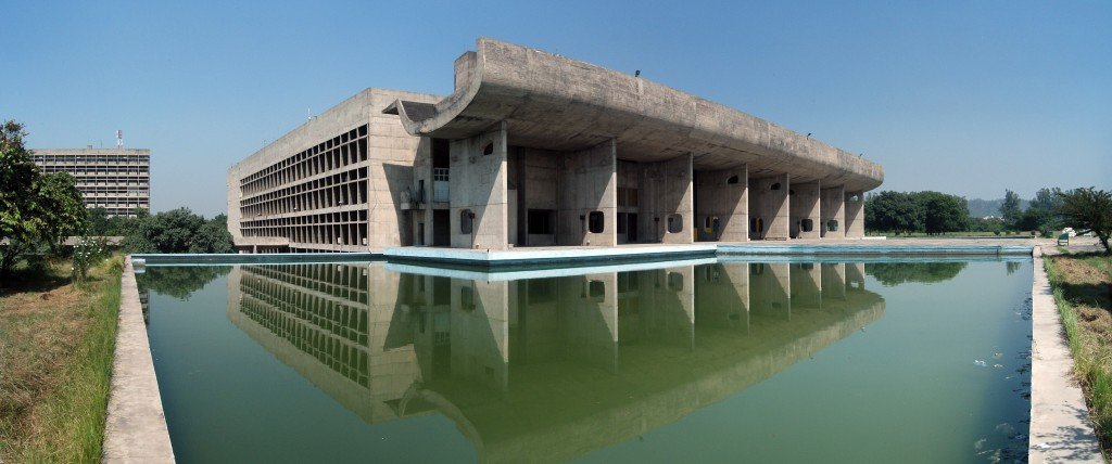 Le Palais de l’Assemblée, à Chandigarh, conçu par Le Corbusier. Copyright Duncid Flickr