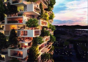 Les appartements de la future tour s’adressent plutôt à une clientèle fortunée. Copyright : Stefano Boeri Architetti