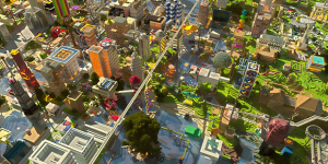 Minecraft City. Copyright : hobbymb