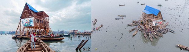 L’école mobile de Makoko ©NLE