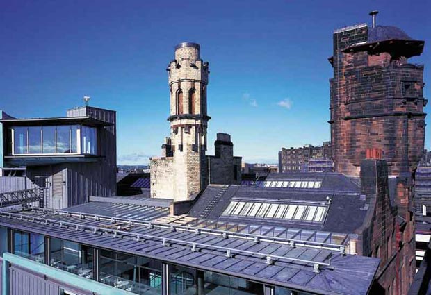 Le phare de Glasgow est la « Cité de l'architecture et du design en Grande-Bretagne » depuis 1999. © DR
