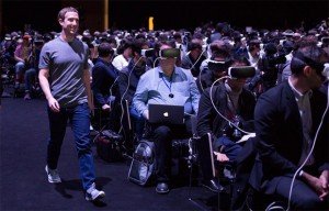 Le patron de Facebook, Mark Zuckerberg, lors du MWC 2016 de Barcelone, le 21 février 2016. - FACEBOOK