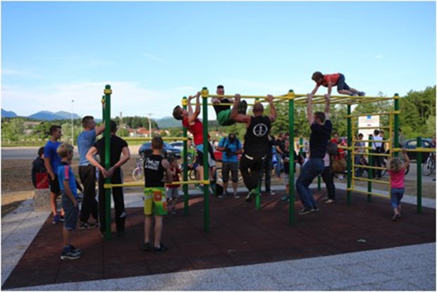 Aménagement de Street Workout