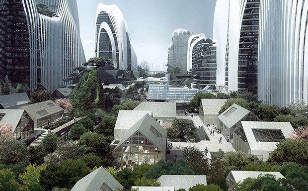 shanshui city mad architects batiment