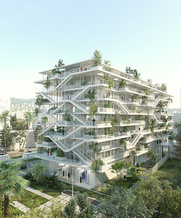 Un immeuble pensé comme nouveau standard de bureaux bioclimatiques, à livrer en 2018, agence laisné roussel, architecte. © laisné roussel