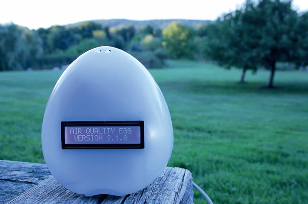 moniteur intelligent connecte air quality egg