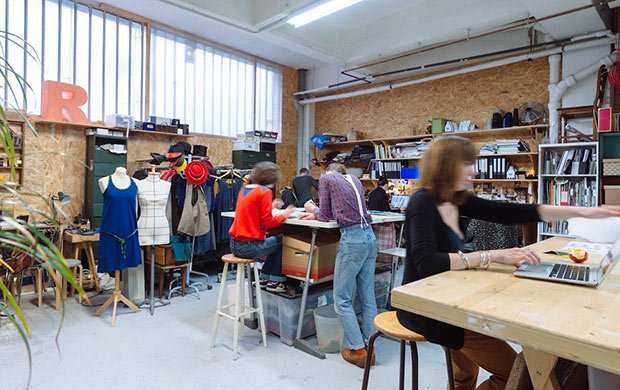 Atelier Textile proposé dans le Fablab d'ICI Montreuil