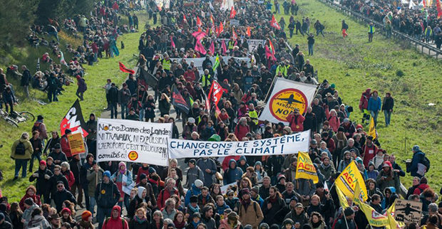 hyperlieu notre dame des landes manifestation