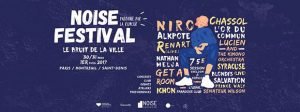 programme du festival Noise festival