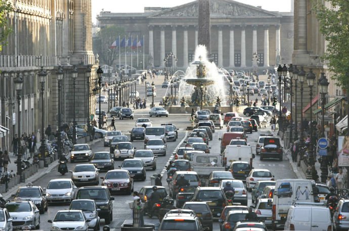 Embouteillage à Paris