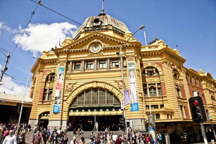 La gare de Flinders