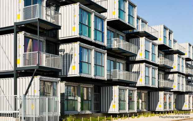 Les logements étudiants en containers, au Havre