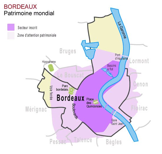 carte de bordeaux