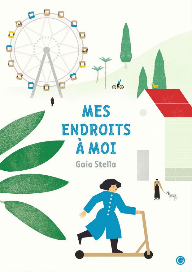 La couverture d'un livre mes endroits à moi destiné aux enfants