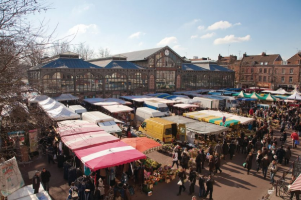 Vue sur le marché de Lille