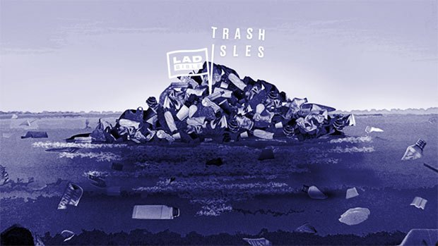 iles detritus poubelle recyclage
