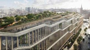 Google va construire un grand gratte-ciel horizontal pour son nouveau siège à Londres.