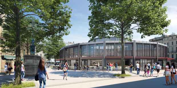 Les Halles Laissac de Montpellier sont en cours de transformation.