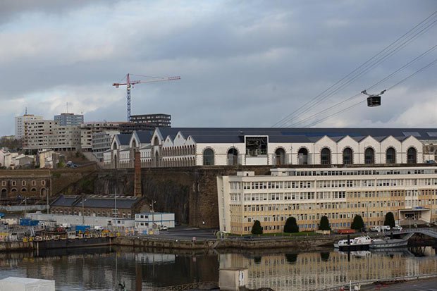 photo du telepherique ecoquartier des capucins a brest