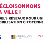 Décloisonnons la ville, la nouvel édition de l'Observatoire de la ville
