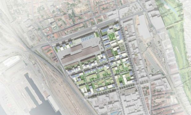 Projet actuel des “Fabriques”, porte d’entrée nord du grand centre-ville de Marseille. 