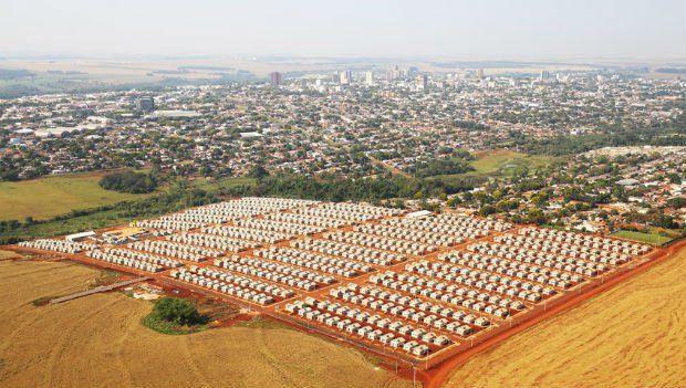 Des quartiers MCMV construit en périphérie de São Paulo 