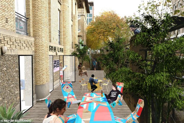 Des cours anglaises qui enrichiront le projet avec des espaces dédiés à l’accueil d’activités 