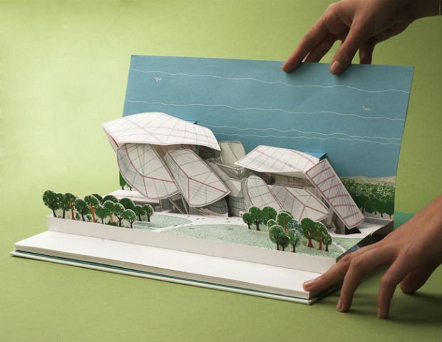 le vaisseau de verre de Gehry en pop-up “Le Vaisseau de verre de Frank Gehry - un chef d’oeuvre d’architecture en pop-up”, coédité avec a Fondation Louis Vuitton