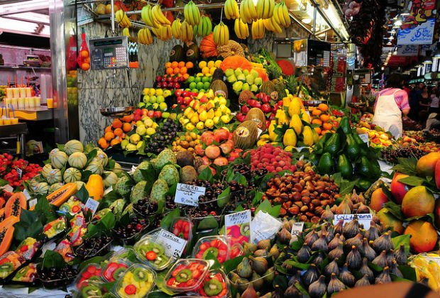 Montagne de fruits à gravir volontiers