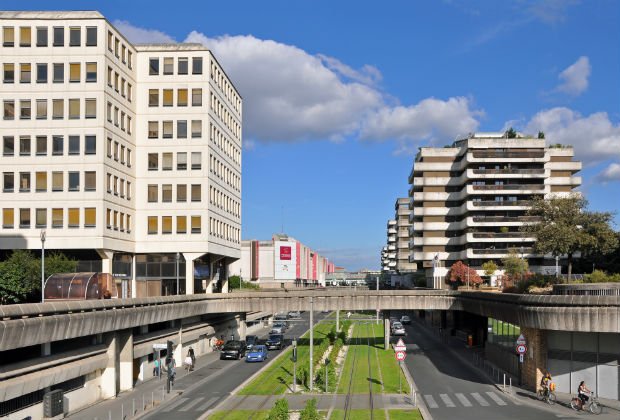 Le quartier Meriadeck à Bordeaux