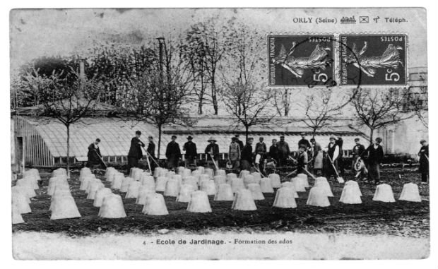 Une école de jardinage à Orly au début du siècle