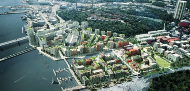 Stockholm Royal Seaport sera un écoquartier ambitieux hérité des savoir-faire suédois