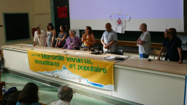 Lors des états généraux de Marseille à la faculté Saint Charles