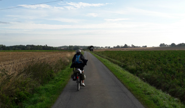 Quelque part à vélo entre la France et la Flandre - Alice Boidin