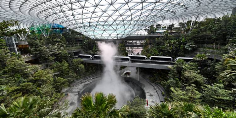 l'aéroport de Singapour