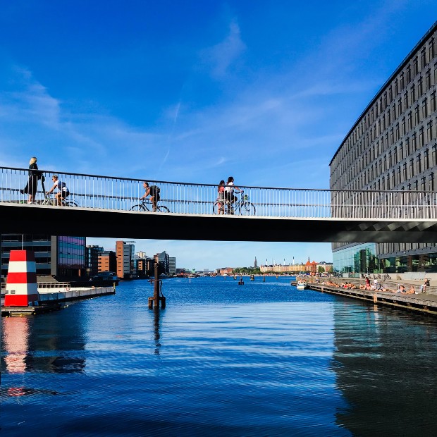 Pont cyclable à Copenhague ©️Tolu Olarewaju via Unsplash
