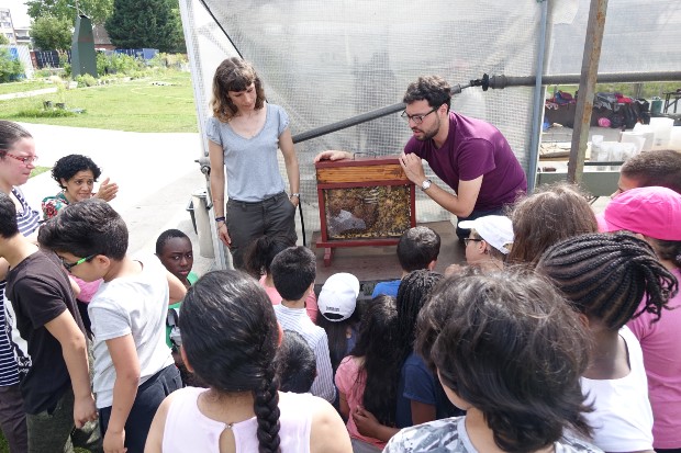 Atelier pédagogique à Zone Sensible, 2019 - Crédits Parti Poétique