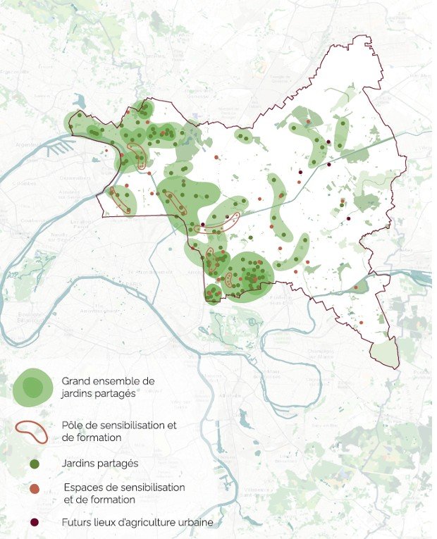 Les jardins partagés et espaces de sensibilisation