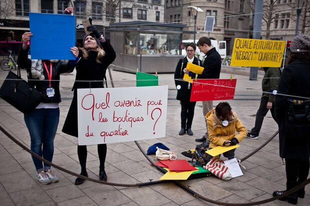 Porteur de parole © CREFAD Loire 2017 - «Ici-Bientôt» anime l’étage de la rue !