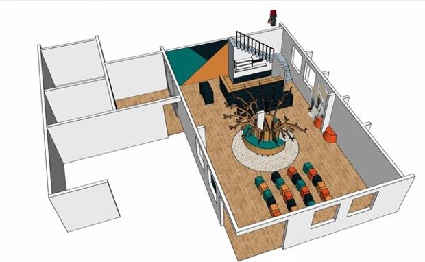 Le jardin partagé : poste, espace de coworking et lieu de sensibilisation écoresponsable