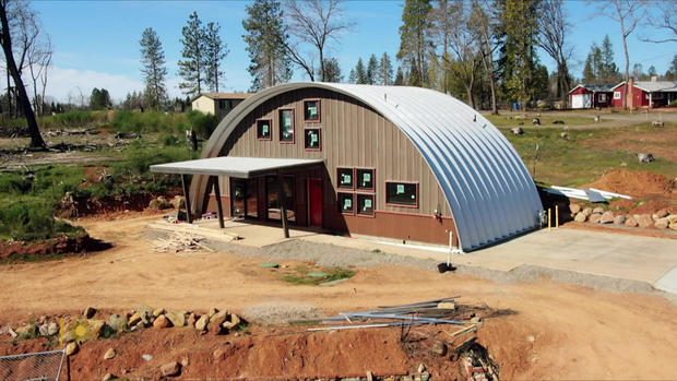 La Q Cabin est une maison résistante au feu © CBS News